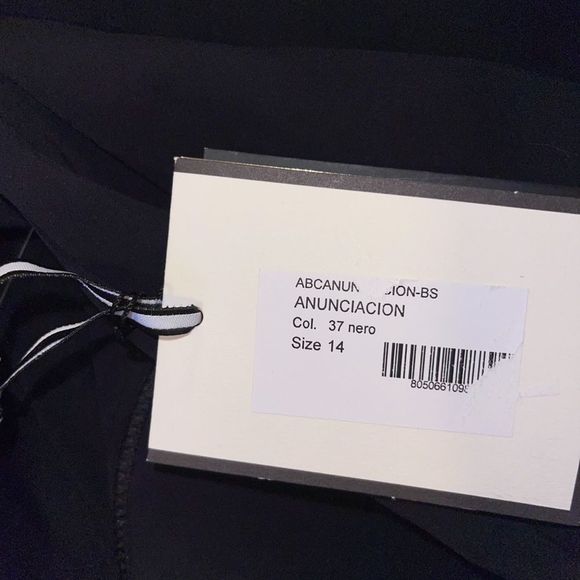 NWT Chiara Boni La Petite Robe Anunciacion Halter Off-The-Shoulder Dress $695 - Picture 7 of 9